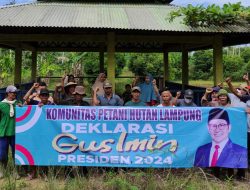 Komunitas Petani Hutan Lampung Deklarasikan Cak Imin Presiden Pemilu 2024