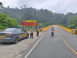 Polsek pesisir Utara Patroli Perbatasan Provinsi Lampung – Bengkulu
