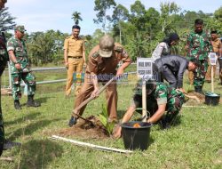 Wakil Bupati Pesibar Hadiri Penanaman 1000 Pohon