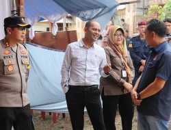 Kapolres Lampung Barat Pimpin Langsung Pengamanan PSU  di Tps 04 Pekon Giham