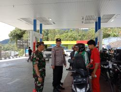 Cegah Kecurangan BBM, Polres Lampung Barat Bersama Kodim 0422 Lakukan Monitoring dan Pengecekan SPBU