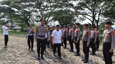 Polres Tanggamus Laksanakan Apel Gelar Pasukan Operasi Krakatau