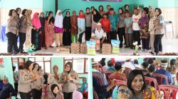 Hari Kartini, Polwan Polres Pesawaran Gelar Bakti sosial Dan Bakti Kesehatan Kunjungi Panti Jompo