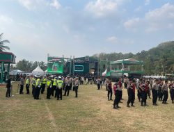 Polres Pringsewu Turunkan Ratusan Personel Amankan Konser ‘Setia Band’