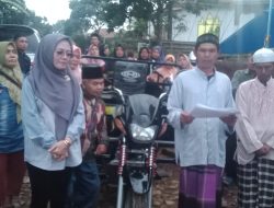 Masyarakat Tanjung Raja Terima Bantuan Langsung Bentor dari Netty Hastuti, S.H